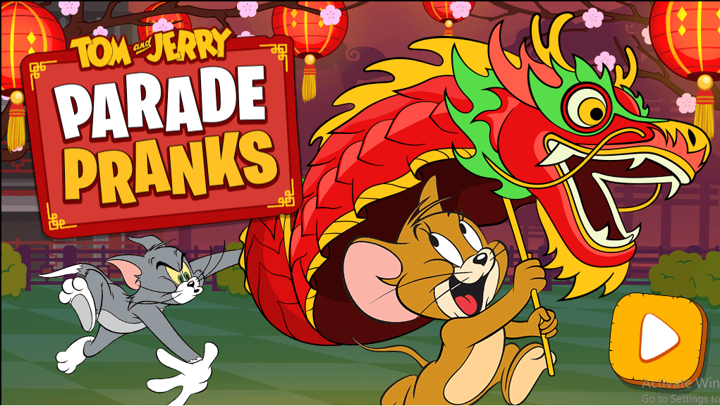 Tom and Jerry Parade Pranks Snake Cartoon Game-1